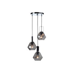 Полилей DIAMONDRA V371483PG Aca Lighting 3xE27 | Osvetlenieto.bg