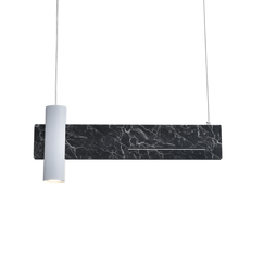 Полилей от мрамор Linea DCR21LEDP60B Aca Lighting 1xGU10 + LED 12W 3000K | Osvetlenieto.bg