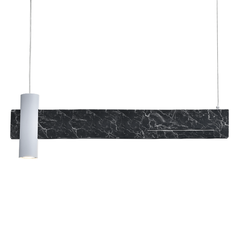 Полилей от мрамор Linea DCR21LEDP90B Aca Lighting 1xGU10 + LED 18W 3000K | Osvetlenieto.bg