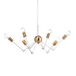Винтидж полилей CHAGALL OD680306WB Aca Lighting 6xE27 | Osvetlenieto.bg