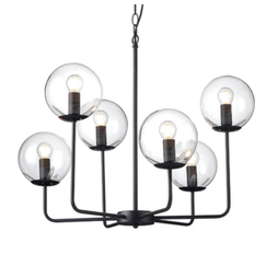 Винтидж полилей DELOS OD905806PCL Aca Lighting 6xE14 | Osvetlenieto.bg
