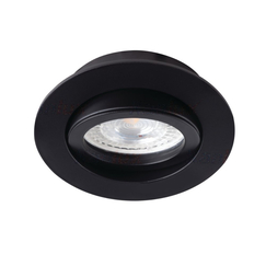 Черна луна за вграждане кръг DALLA CT-DTO50-B 22432 Kanlux MR16 | Osvetlenieto.bg
