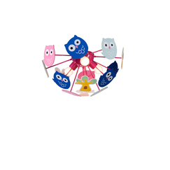 Детски плафон BIRDY 6389 Rabalux 3xE14 | Osvetlenieto.bg