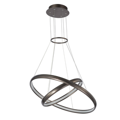 LED Полилей Axel MD17025-2A COFFE+WH Italux | Osvetlenieto.bg