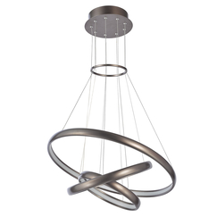 LED Полилей Axel MD17025-3A COFFE+WH Italux | Osvetlenieto.bg