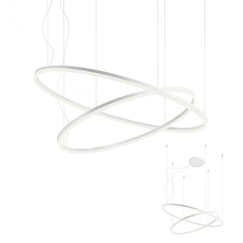 LED Полилей ORBIT 01-1922-TRIAC Redo 108W 4000K D1000+600 SAND WHITE | Osvetlenieto.bg
