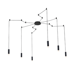 Полилей TERES YL22C6BK Aca Lighting 6xG9 | Osvetlenieto.bg