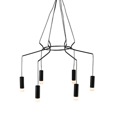 Полилей TERES YL23P6BK Aca Lighting 6xG9 | Osvetlenieto.bg