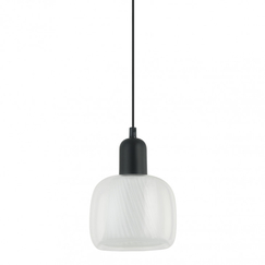 Пендел LAMEZIA PND-67594-1-BK+CL Italux 1xE27 | Osvetlenieto.bg