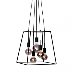 Полилей ALMODOVI PND-11532-5-BL Italux 6xE27 | Osvetlenieto.bg