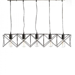 Полилей ANDY KS1462P5BK Aca Lighting 5xE27 | Osvetlenieto.bg