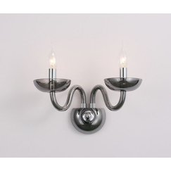 Аплик LUNARIA BLK82182WSGC Aca Lighting 2xE14 | Osvetlenieto.bg