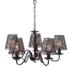 Полилей EDAM EG169755PBC Aca Lighting 5xE14 | Osvetlenieto.bg