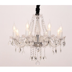 Полилей GLADIOLO BLK80418PCC Aca Lighting 8xE14 | Osvetlenieto.bg