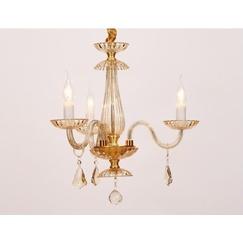 Полилей LOMPELIA BLK80383PCMG Aca Lighting 3xE14 | Osvetlenieto.bg