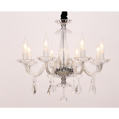 Полилей LOMPELIA BLK80388PCC Aca Lighting 8xE14 | Osvetlenieto.bg