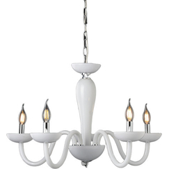 Полилей LUNARIA BLK82185PWC Aca Lighting 5xE14 | Osvetlenieto.bg