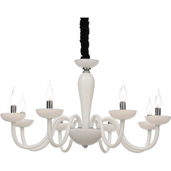 Полилей LUNARIA BLK82188PWC Aca Lighting 8xE14 | Osvetlenieto.bg