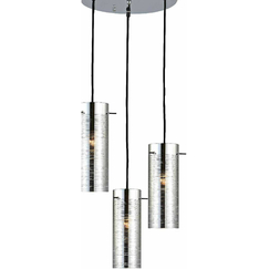 Полилей VERTIGO DLA12593CH Aca Lighting 3xE27 | Osvetlenieto.bg