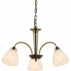 Полилей BYRON DLX7393BR Aca Lighting 3xE14 | Osvetlenieto.bg