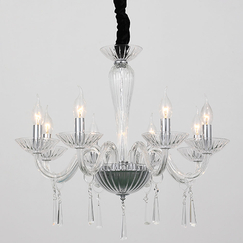 Полилей VIOLET BLK80288PCC Aca Lighting 6xE14 | Osvetlenieto.bg