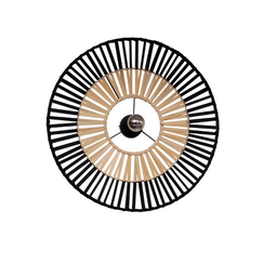 Аплик ZAMBELIS 19252 CEILING LIGHT BLACK BAMBOO 1xE27 | Osvetlenieto.bg
