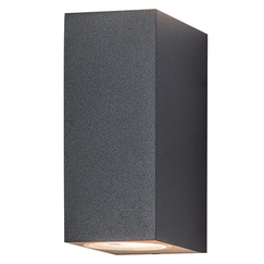 Фасаден аплик ZAMBELIS E124 OUTDOOR SCONCE 2xGU10 | Osvetlenieto.bg