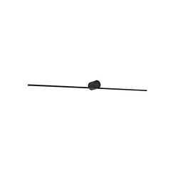 LED Аплик за баня ZAMBELIS 20145 WALL LAMP DOWNWARD ALUMINIUM DRIVER BLACK 6W 3000K IP44 | Osvetlenieto.bg