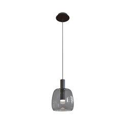 LED Пендел ZAMBELIS 1967 PENDANT LIGHT GLASS SMOKE GRAY 5W 3000K | Osvetlenieto.bg