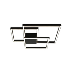 LED Плафон ZAMBELIS 2023 CEILING LIGHT ALUMINIUM&ACRYLIC SANDY BLACK 42W 3000K | Osvetlenieto.bg