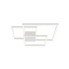 LED Плафон ZAMBELIS 2024 CEILING LIGHT ALUMINUM&ACRYLIC SANDY WHITE 42W 3000K | Osvetlenieto.bg