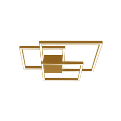 LED Плафон ZAMBELIS 2025 CEILING LIGHT ALUMINUM&ACRYLIC GOLD 42W 3000K | Osvetlenieto.bg