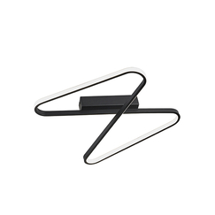 LED Плафон ZAMBELIS 2064 CEILING LIGHT ALUMINUM&SILICON SANDY BLACK 38W 3000K | Osvetlenieto.bg
