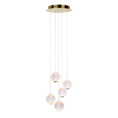 LED Полилей Rosario PND-12220121-5A-GD Italux 21W 3000K | Osvetlenieto.bg