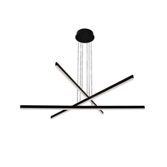 LED Полилей ZAMBELIS 1947 PENDANT LIGHT BLACK 48W 3000K | Osvetlenieto.bg