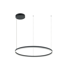 LED Полилей ZAMBELIS 20264 Dimmable Triac PENDANT LIGHT ALUMINIUM & ACRYLIC DIMMABLE DOWN LIGHT BLACK 84W 3000K | Osvetlenieto.bg