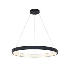 LED Полилей ZAMBELIS 2060 PENDANT LIGHT ALUMINUM & ACRYLIC SANDY BLACK 60W 3000K | Osvetlenieto.bg