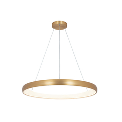 LED Полилей ZAMBELIS 2062 PENDANT LIGHT ALUMINUM & ACRYLIC GOLD 60W 3000K | Osvetlenieto.bg