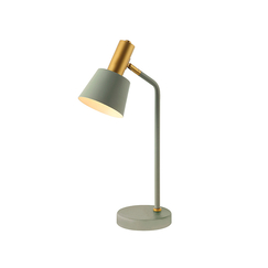 Настолна лампа ZAMBELIS 20220 TABLE LAMP IRON GREY- GREEN-GOLD ON/OFF SWITCH 1xE14 | Osvetlenieto.bg