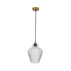 Пендел ZAMBELIS 19125 PENDANT LIGHT CLEAR CLASS 1xE27 | Osvetlenieto.bg