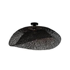 Плафон ZAMBELIS 19109 CEILING LIGHT BAMBOO BLACK 1xE27 | Osvetlenieto.bg