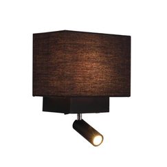 Аплик ZAMBELIS H59 SCONCE BLACK 1xE14+LED 3W 3000K | Osvetlenieto.bg