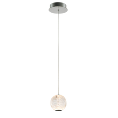 LED Пендел ROSARIO PND-12220121-1A-CR Italux 4.2W 3200K | Osvetlenieto.bg