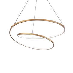 LED Полилей OZ SP D080 ON-OFF OTTONE 3000K 269467 Ideal Lux | Osvetlenieto.bg