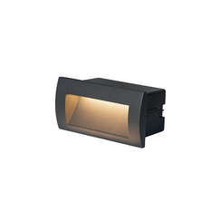 LED Външна лун за вграждане ZAMBELIS E247-G OUTDOOR SCONCE ALUMINUM DARK GRAY 3W 3000K | Osvetlenieto.bg
