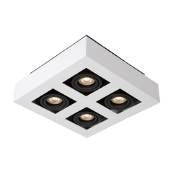Луна за открит монтаж CASEMIRO IT8001S4-WH/BK Italux 4xGU10 | Osvetlenieto.bg