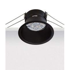 Луна за вграждане ZAMBELIS S007 ALUMINIUM BLACK 1xGU10 | Osvetlenieto.bg