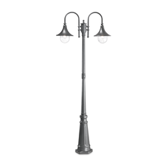 Градинска лампа CIMA PT2 ANTRACITE 246833 Ideal Lux 2xE27 IP43 | Osvetlenieto.bg