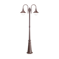 Градинска лампа CIMA PT2 COFFEE 246840 Ideal Lux 2xE27 IP43 | Osvetlenieto.bg