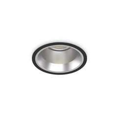 LED Луна за баня за вграждане OFF FI 15W 3000K NERO 266558 Ideal Lux | Osvetlenieto.bg